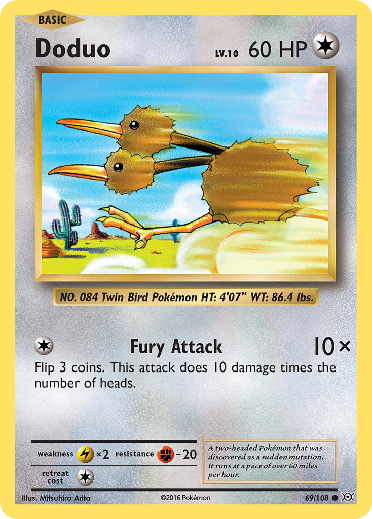 Doduo — XY - Evolutions #69/108