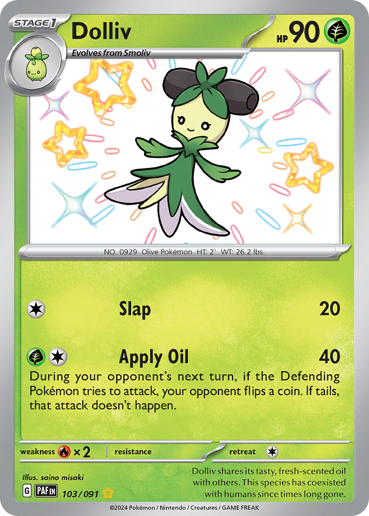 Dolliv — SV: Paldean Fates #103/091