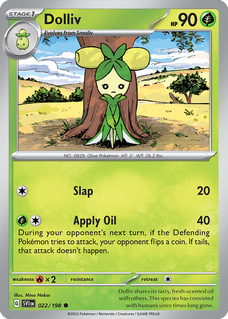 Dolliv — SV01: Scarlet & Violet Base Set #022/198