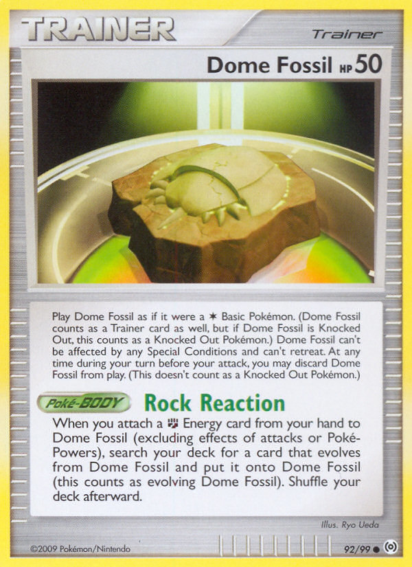 Dome Fossil — Arceus #92/99
