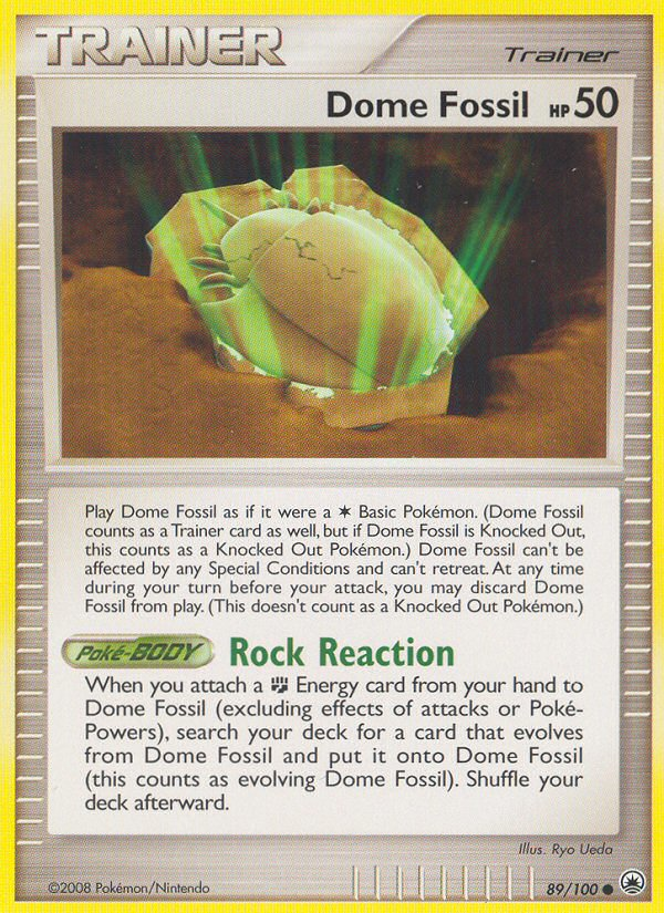 Dome Fossil — Majestic Dawn #89/100