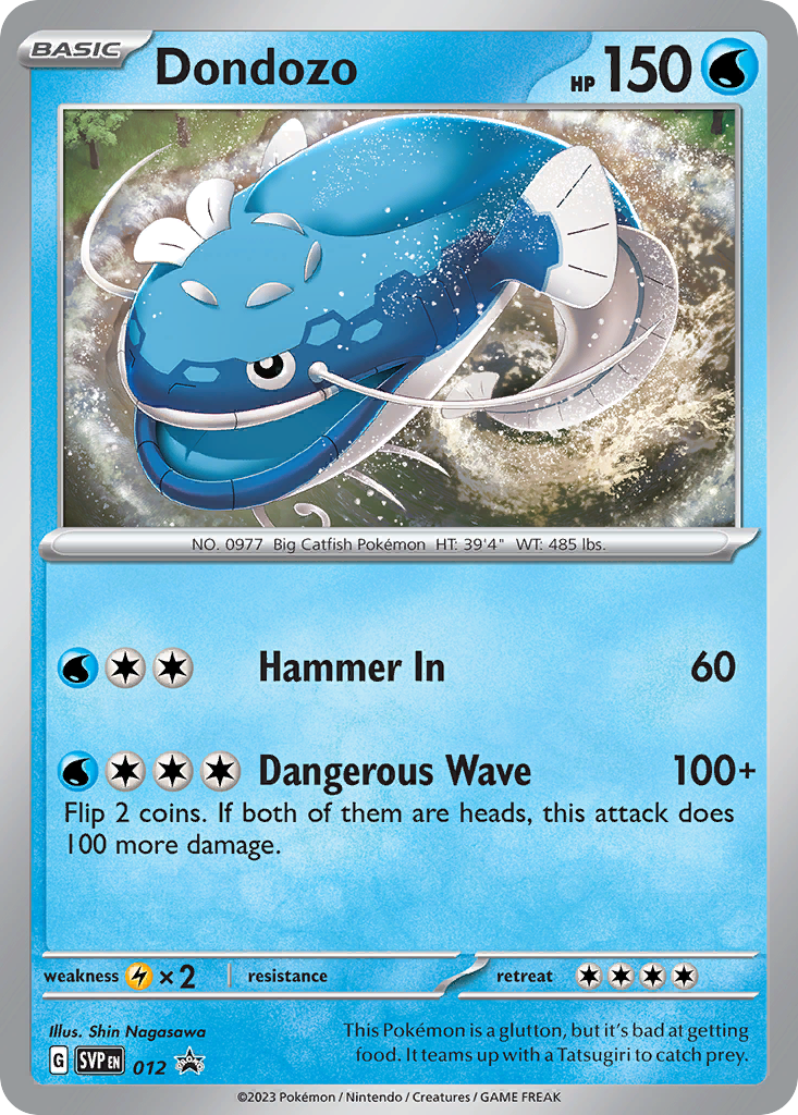 Dondozo — SV: Scarlet & Violet Promo Cards #012