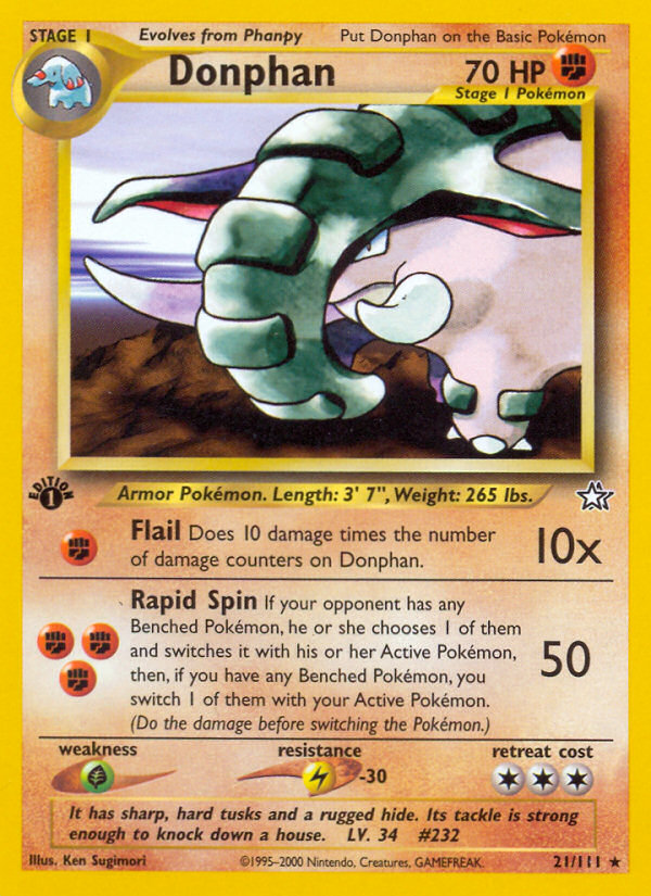 Donphan — Neo Genesis #021/111