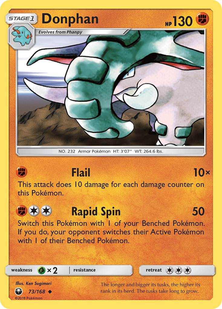 Donphan — SM - Celestial Storm #73/168