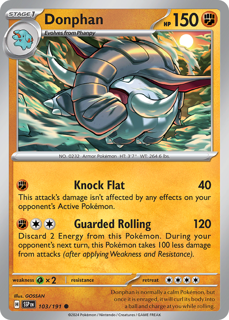 Donphan — SV08: Surging Sparks #103/191