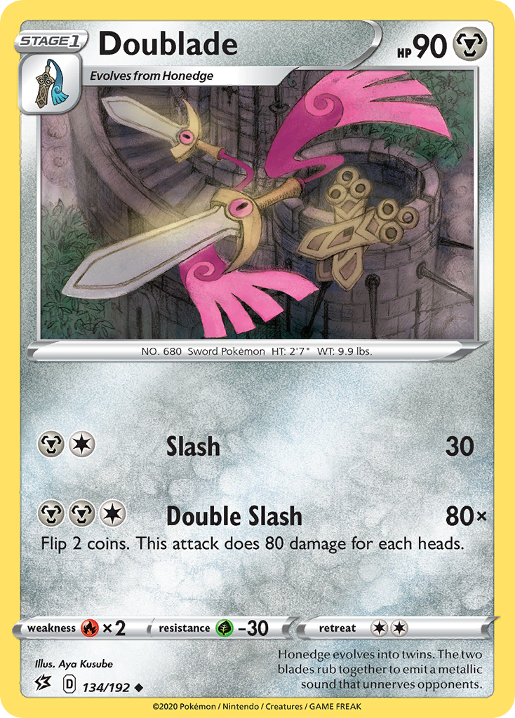 Doublade — SWSH02: Rebel Clash #134/192
