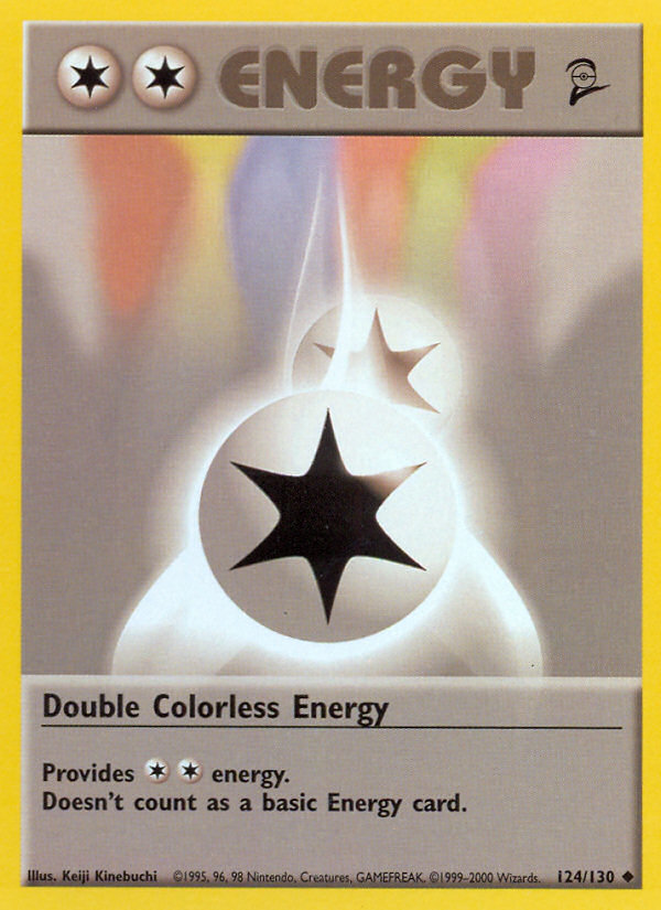 Double Colorless Energy — Base Set 2 #124/130