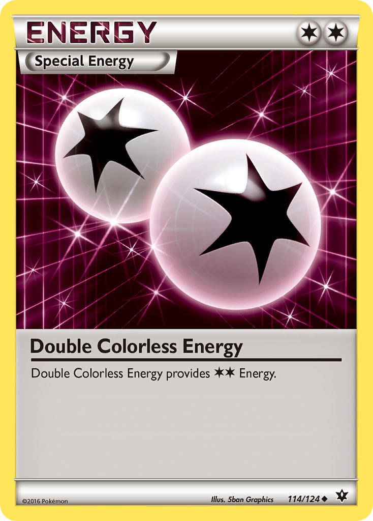 Double Colorless Energy — XY - Fates Collide #114/124