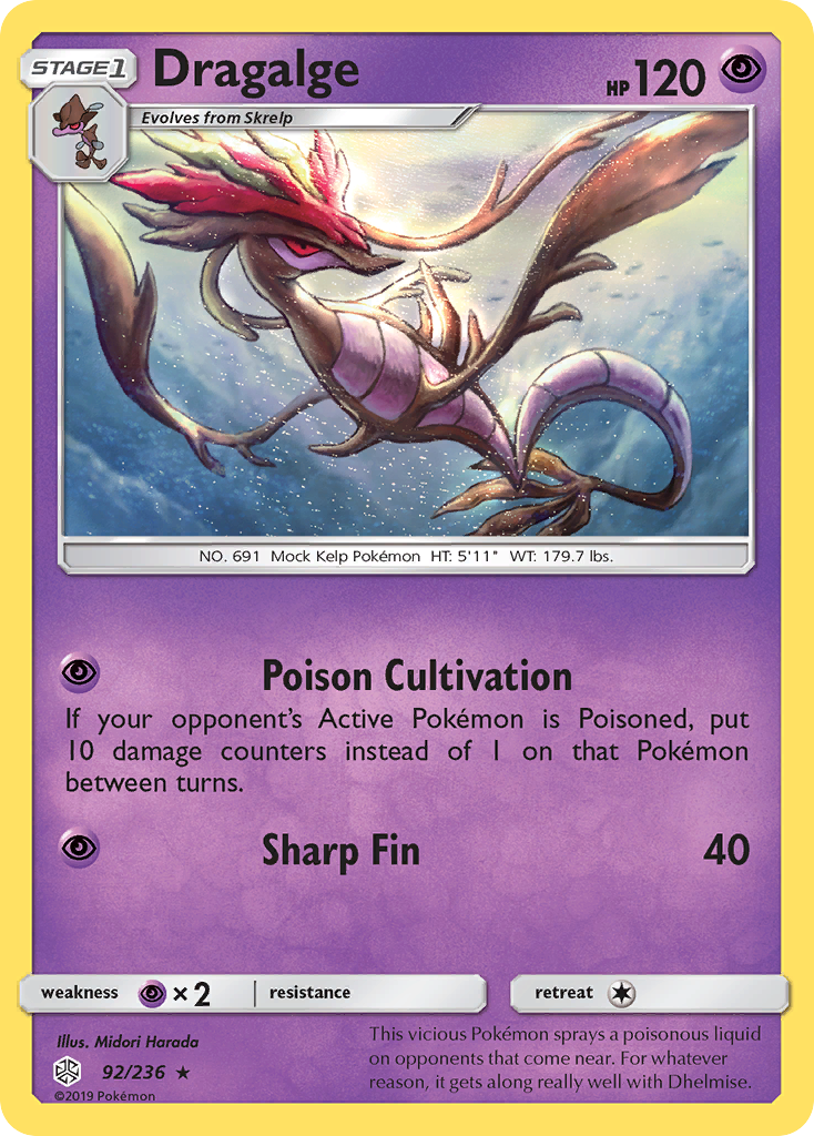 Dragalge — SM - Cosmic Eclipse #92/236