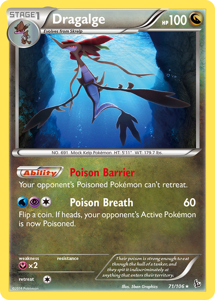Dragalge — XY - Flashfire #71/106