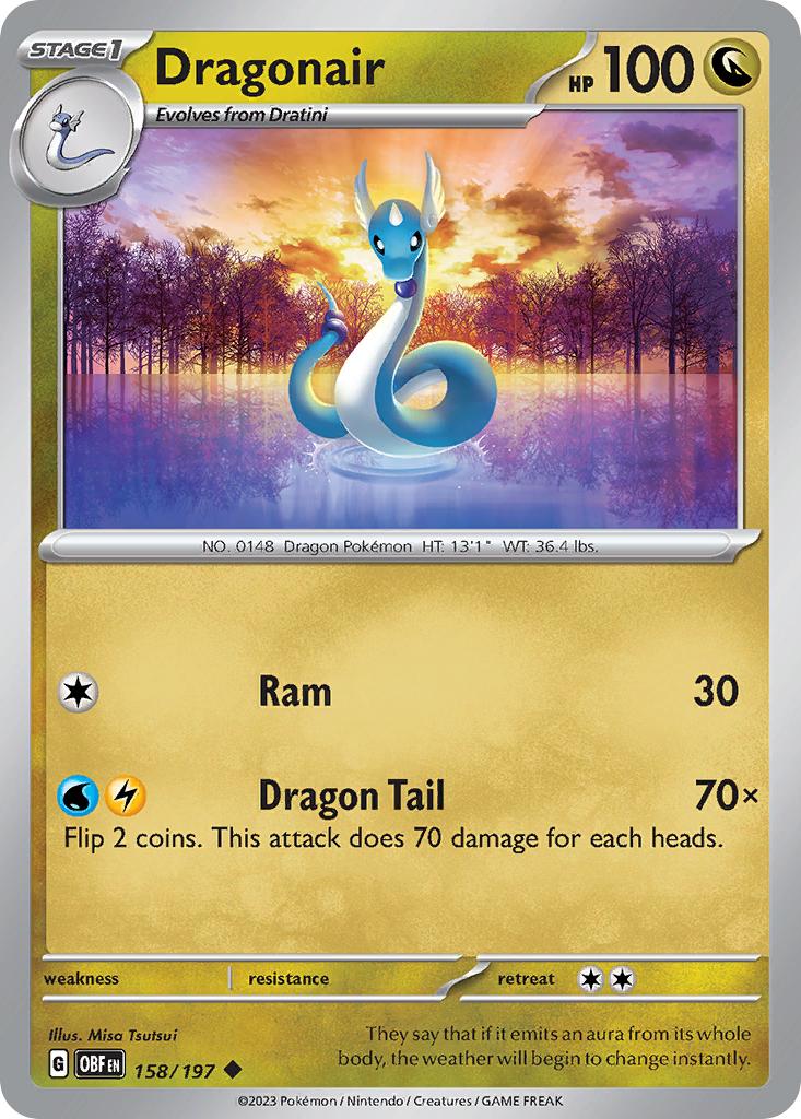 Dragonair — SV03: Obsidian Flames #158/197