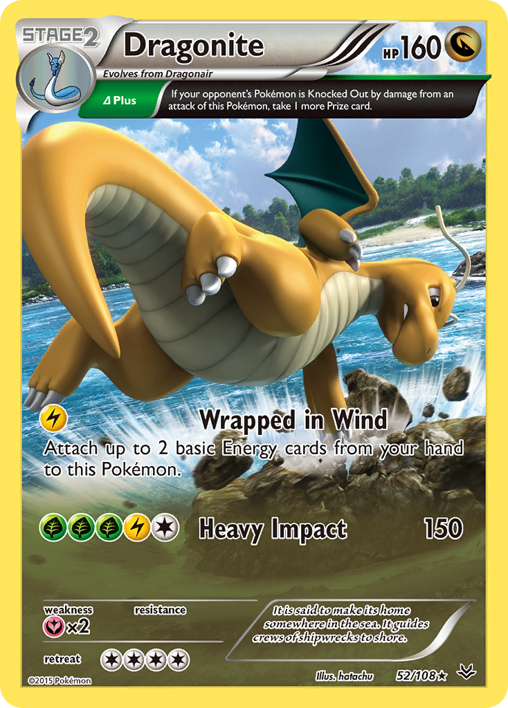 Dragonite (52 Delta) — XY - Roaring Skies #52/108