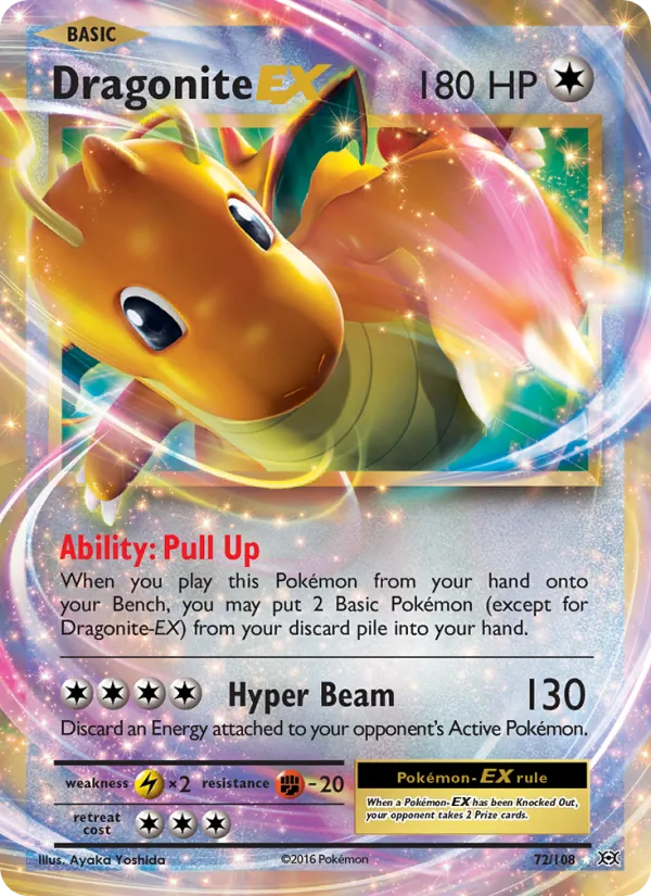 Dragonite EX — Jumbo Cards #072/108