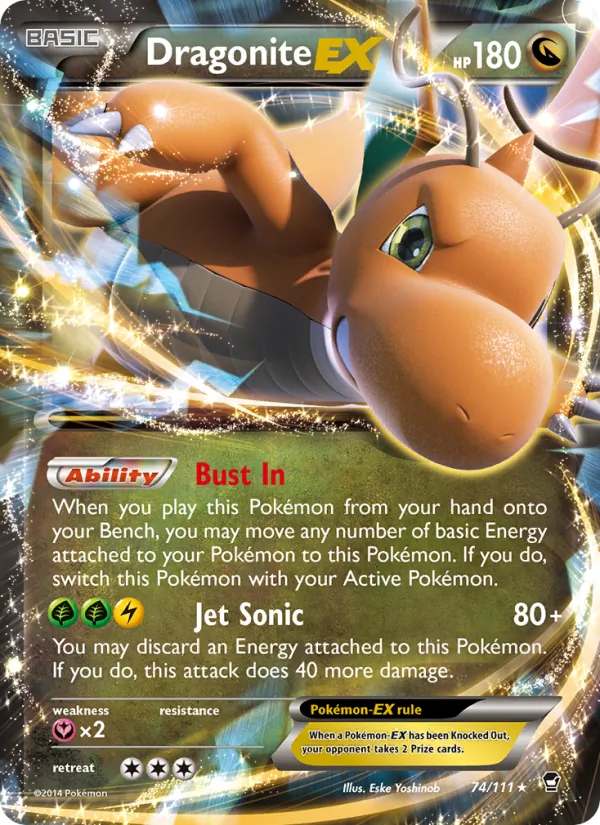 Dragonite EX — Jumbo Cards #074/111