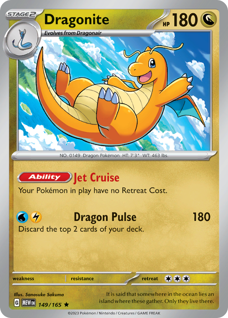 Dragonite — SV: Scarlet & Violet 151 #149/165