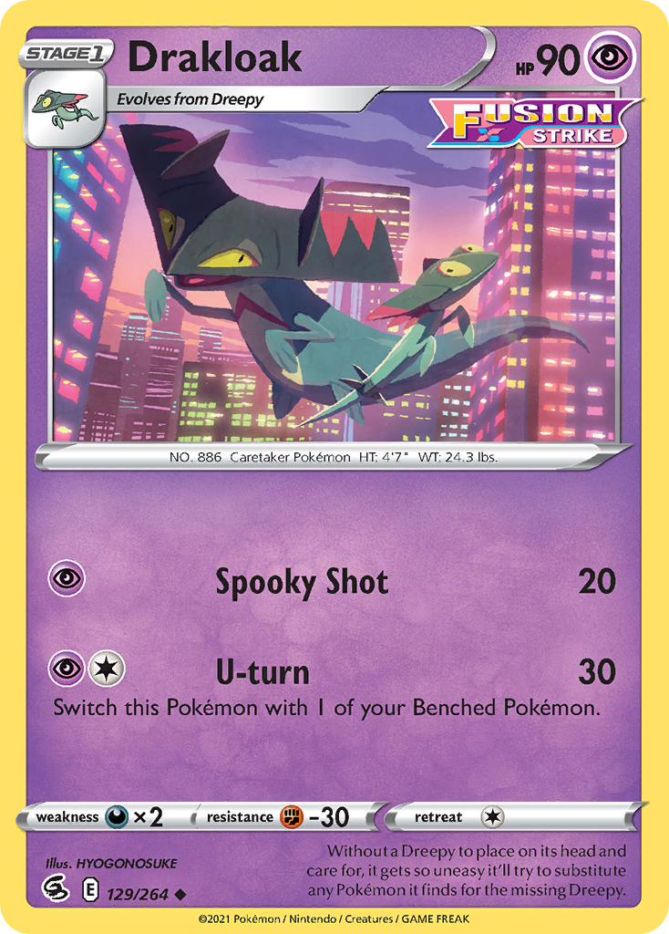 Drakloak — SWSH08: Fusion Strike #129/264