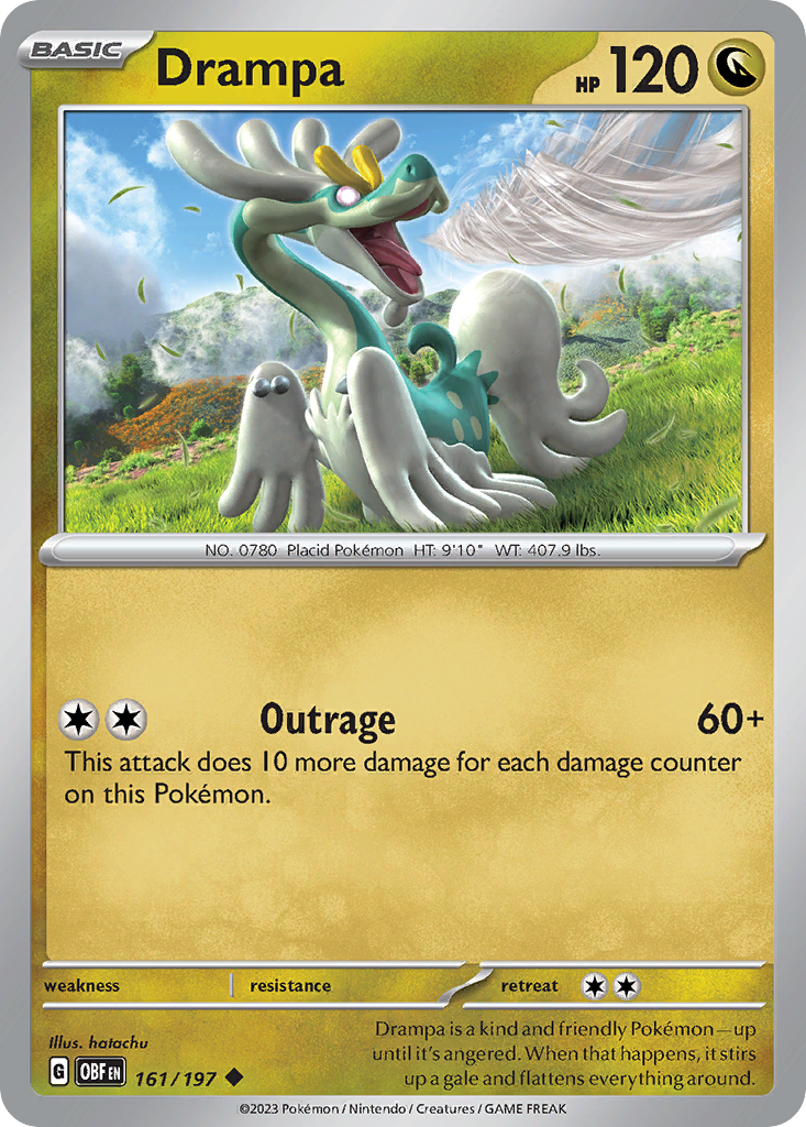 Drampa — SV03: Obsidian Flames #161/197