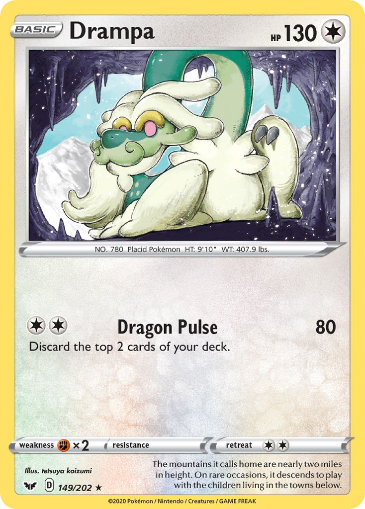 Drampa — SWSH01: Sword & Shield Base Set #149/202