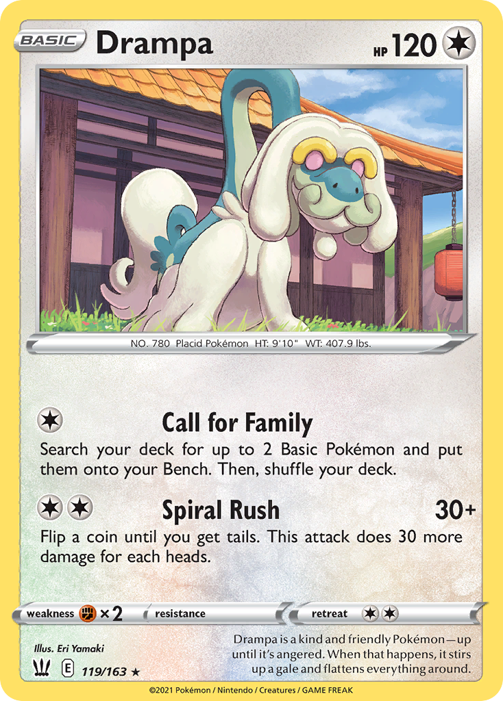 Drampa — SWSH05: Battle Styles #119/163
