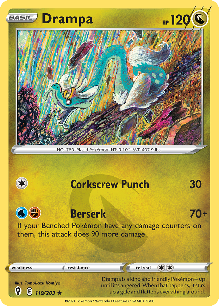 Drampa — SWSH07: Evolving Skies #119/203