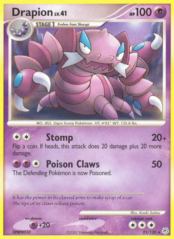 Drapion — Diamond and Pearl #23/130
