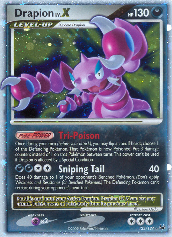 Drapion LV.X — Platinum #123/127