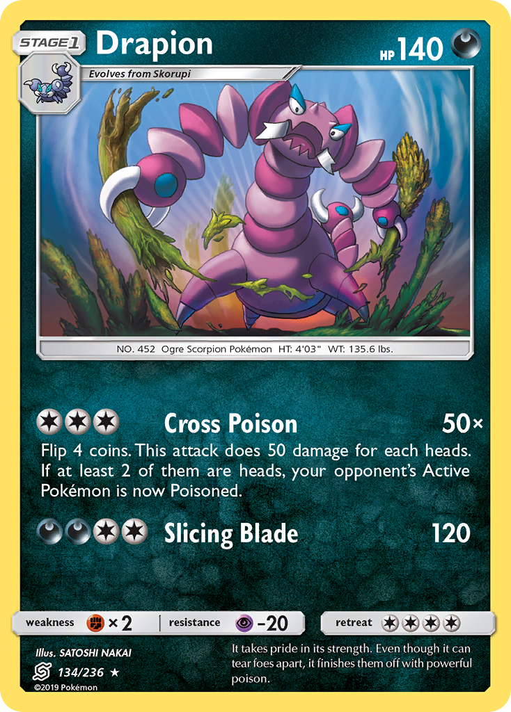 Drapion — SM - Unified Minds #134/236