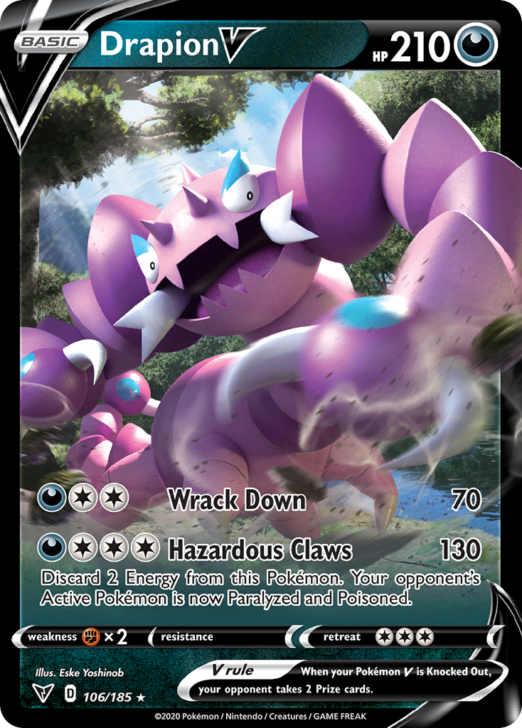 Drapion V — SWSH04: Vivid Voltage #106/185