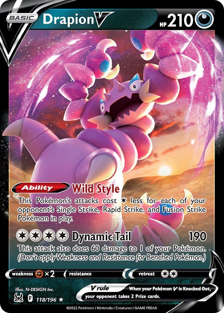 Drapion V — World Championship Decks #118/196