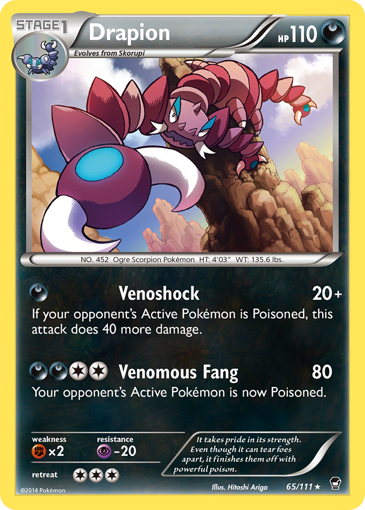 Drapion — XY - Furious Fists #65/111