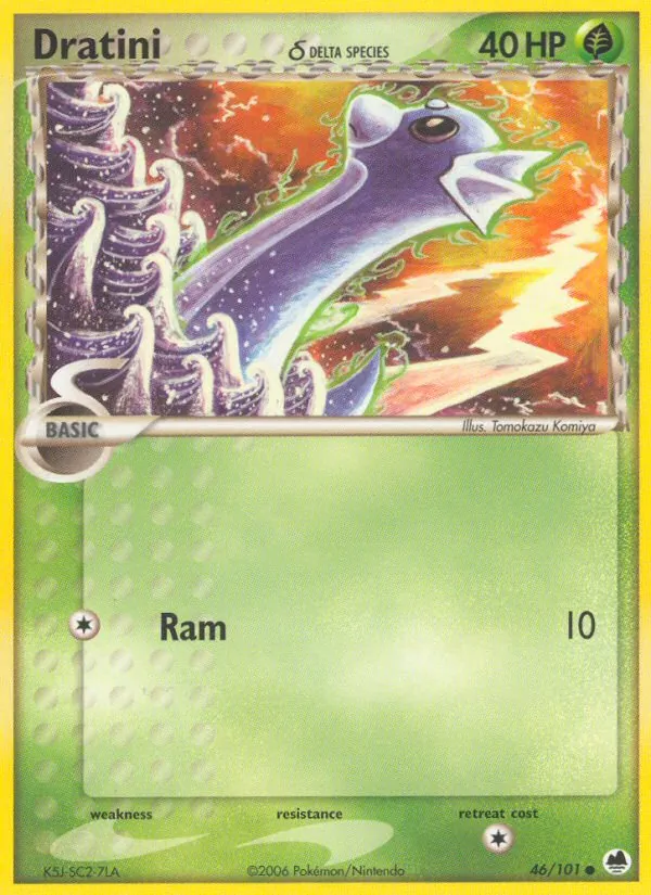 Dratini (Delta Species) — Dragon Frontiers #46/101