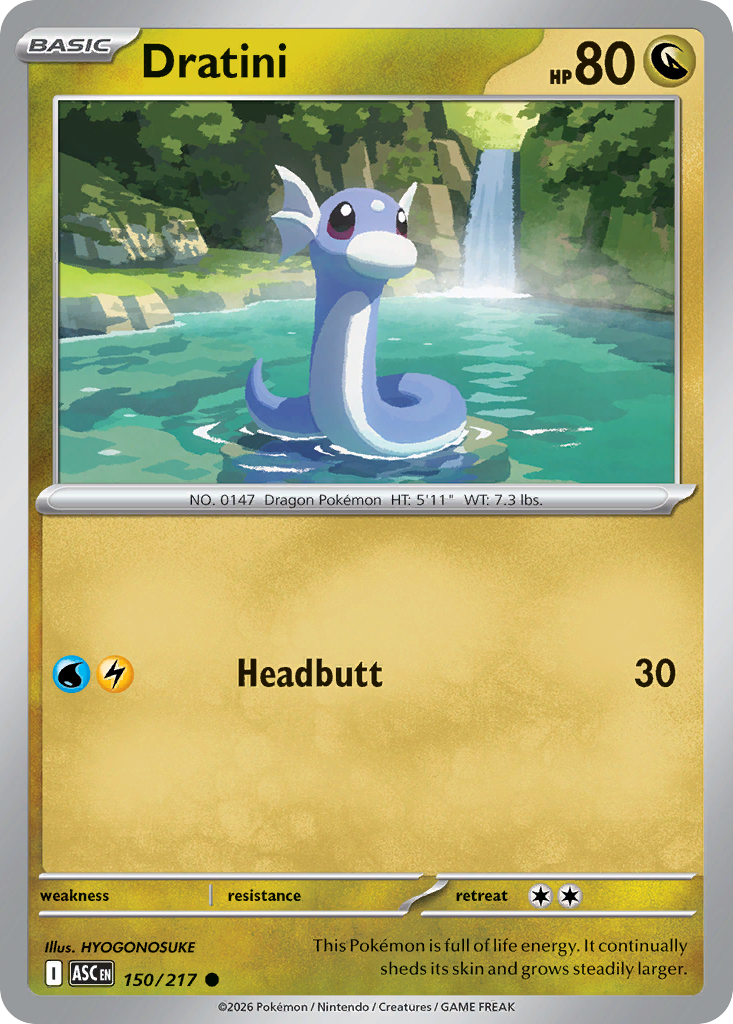Dratini — ME: Ascended Heroes #150/217