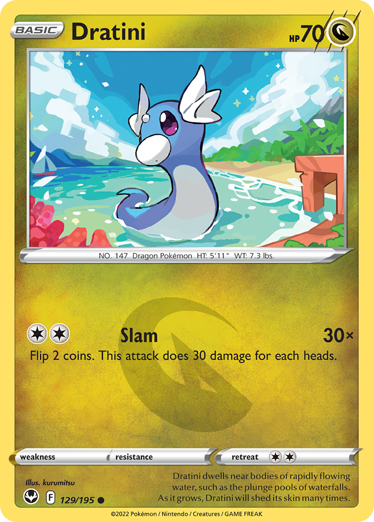 Dratini — SWSH12: Silver Tempest #129/195