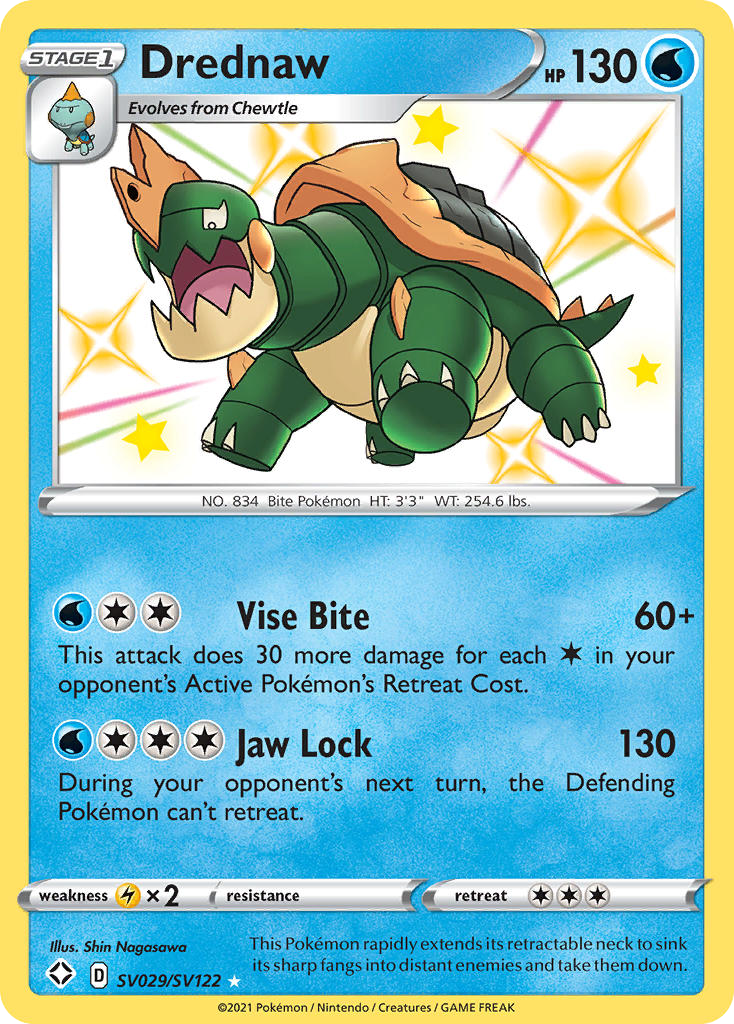 Drednaw — Shining Fates: Shiny Vault #SV029/SV122