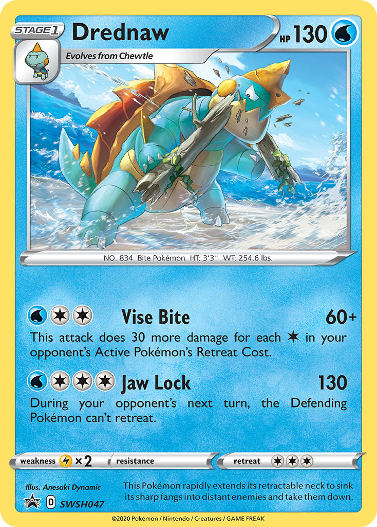Drednaw — SWSH: Sword & Shield Promo Cards #SWSH047