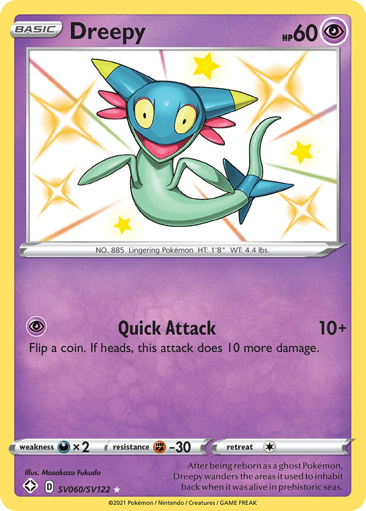 Dreepy — Shining Fates: Shiny Vault #SV060/SV122