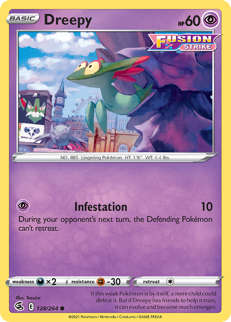 Dreepy — SWSH08: Fusion Strike #128/264