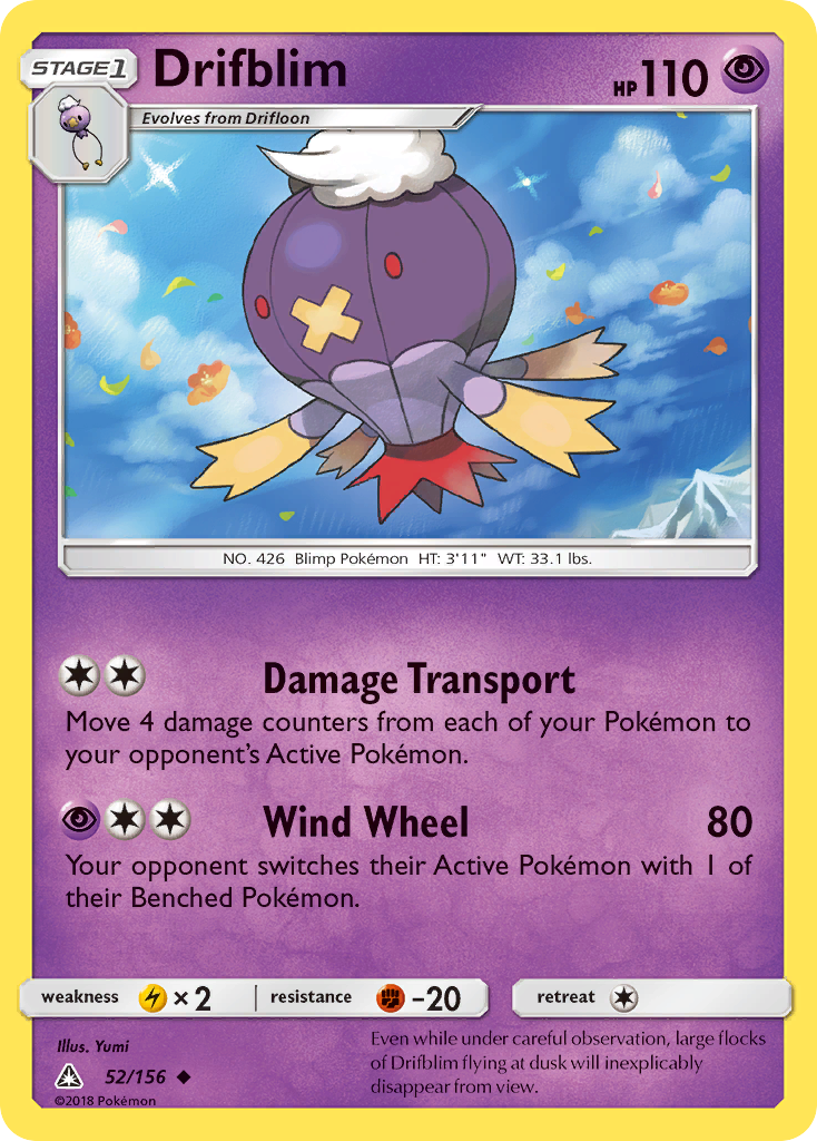 Drifblim — SM - Ultra Prism #52/156