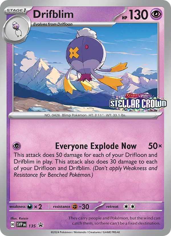 Drifblim — SV: Scarlet & Violet Promo Cards #135