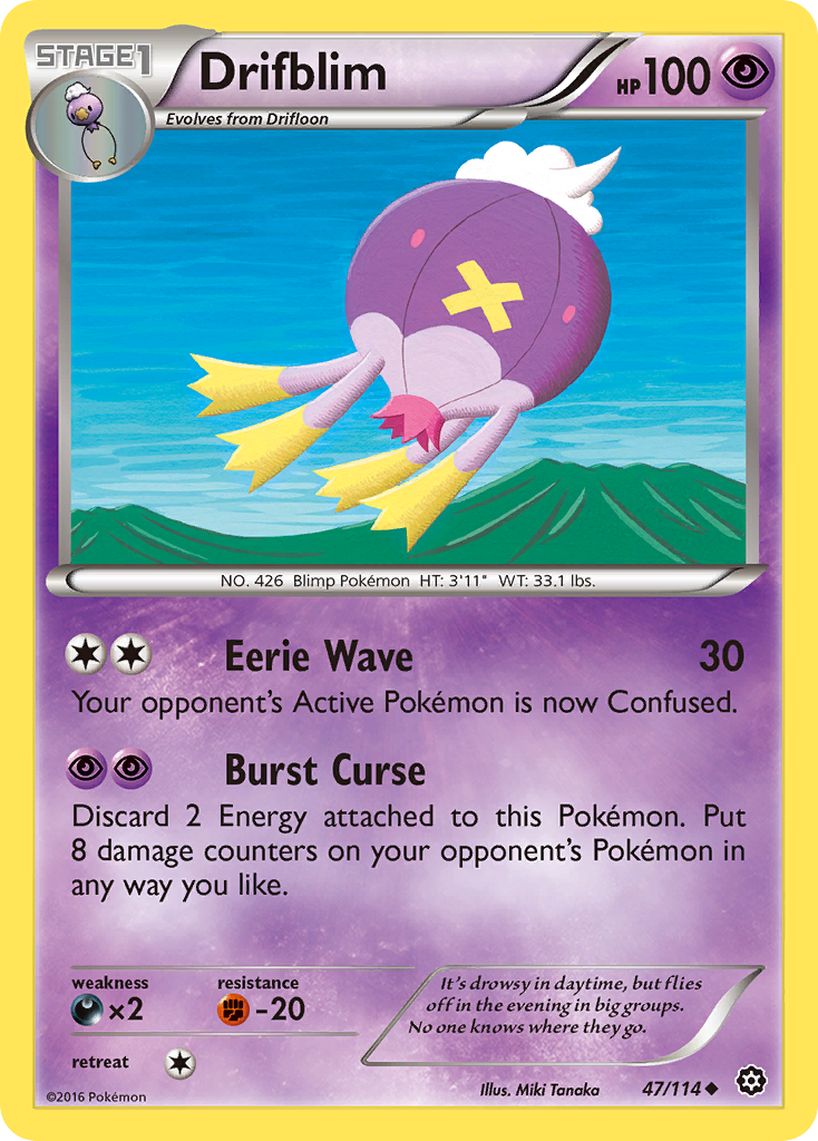 Drifblim — XY - Steam Siege #47/114