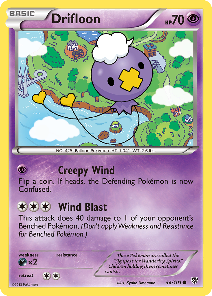 Drifloon — Plasma Blast #34/101