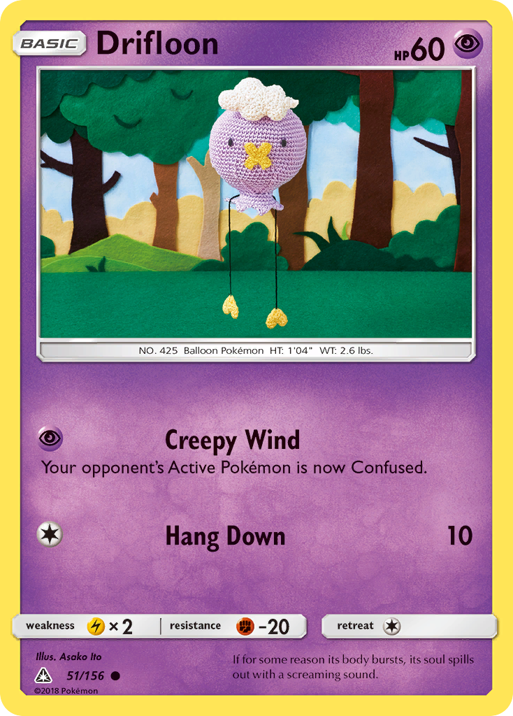 Drifloon — SM - Ultra Prism #51/156