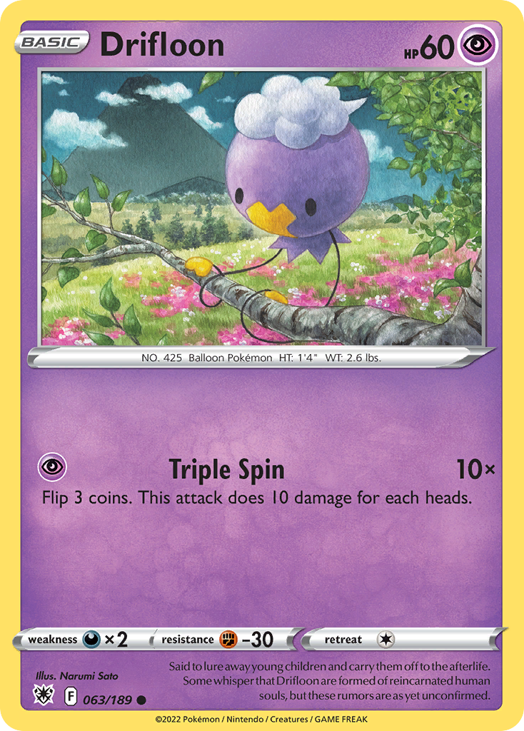 Drifloon — SWSH10: Astral Radiance #063/189