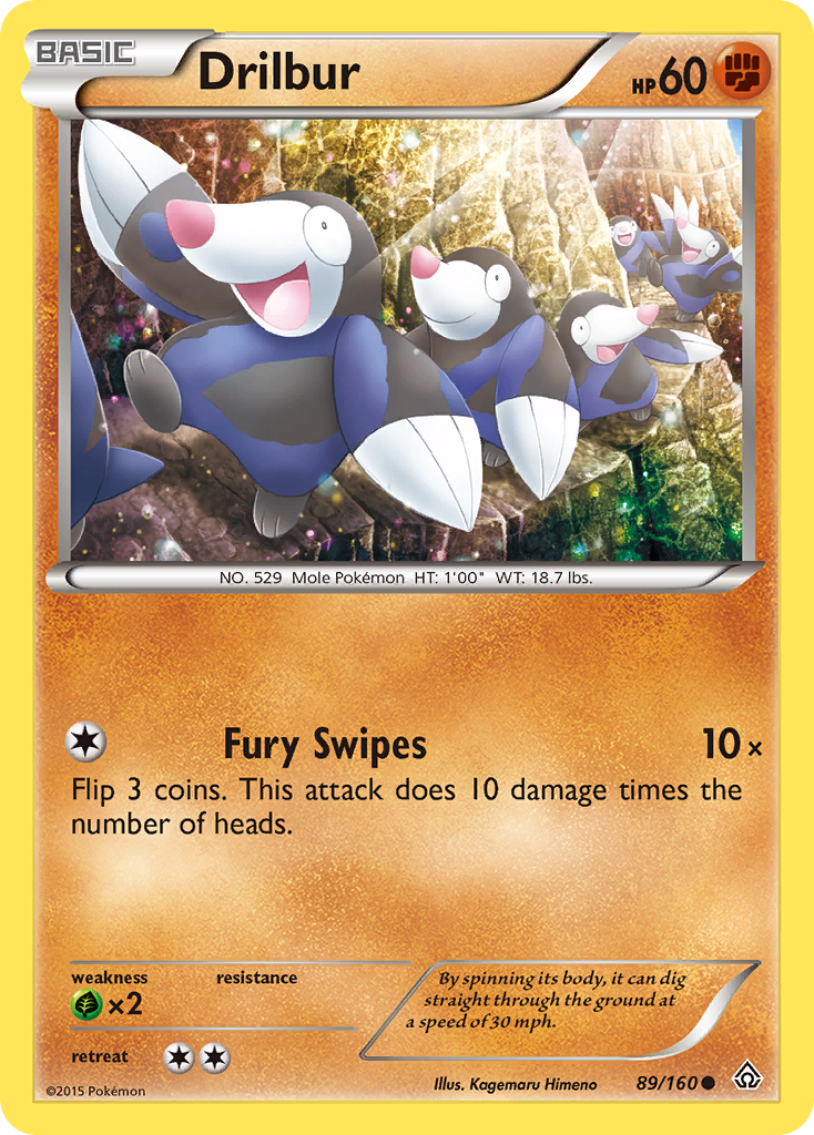 Drilbur — XY - Primal Clash #89/160