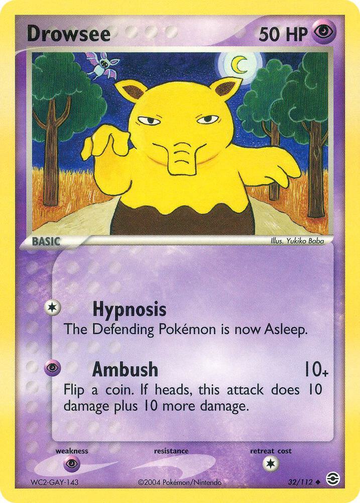 Drowsee — FireRed & LeafGreen #32/112