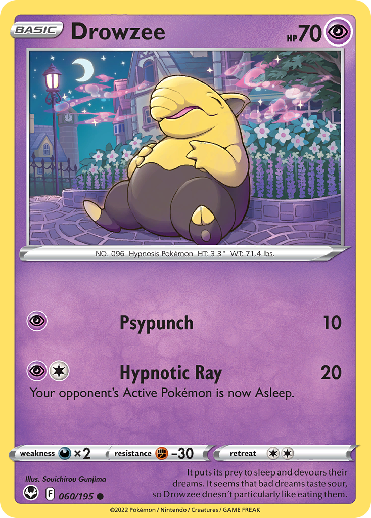 Drowzee — SWSH12: Silver Tempest #060/195