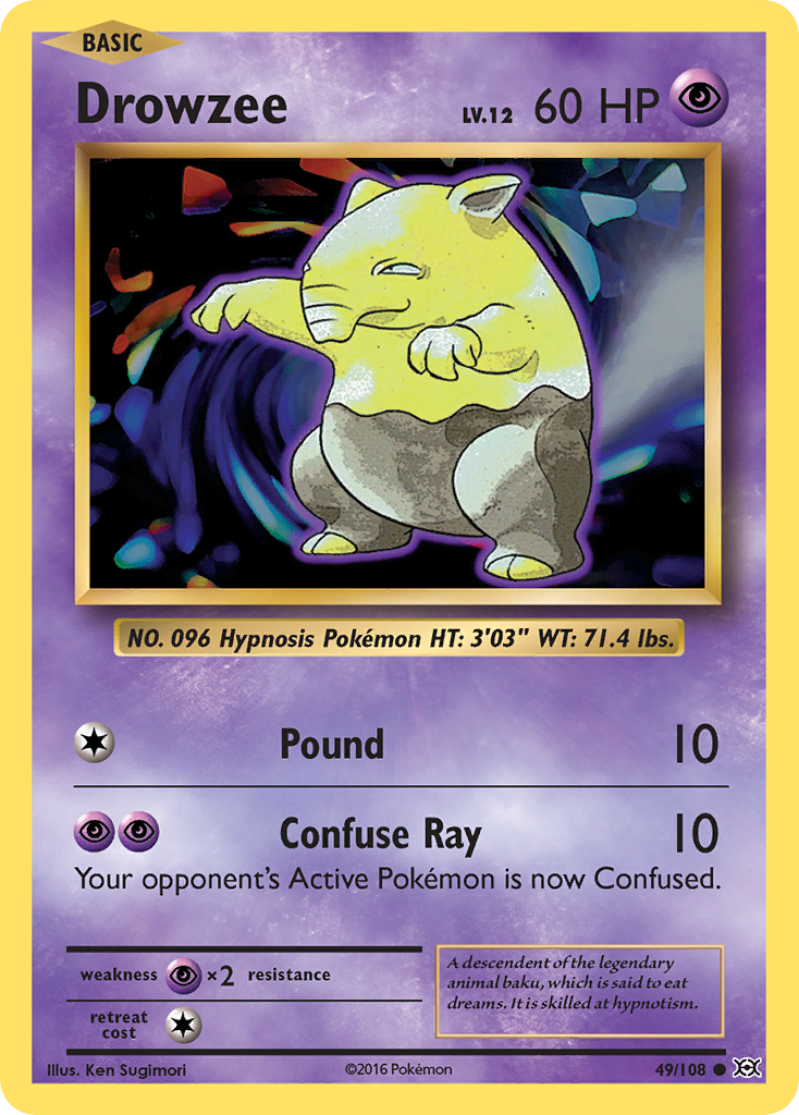 Drowzee — XY - Evolutions #49/108