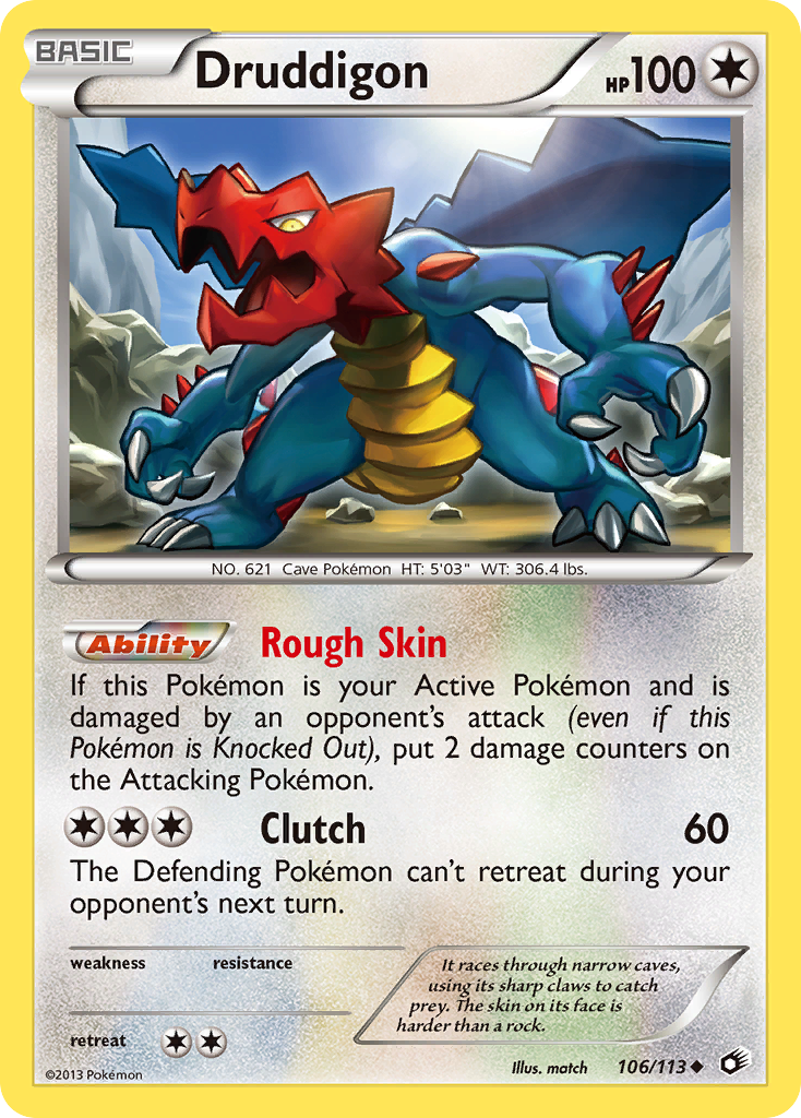 Druddigon — Legendary Treasures #106/113