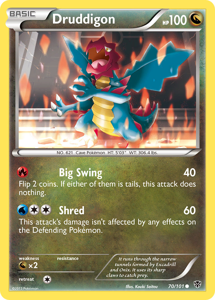 Druddigon — Plasma Blast #70/101