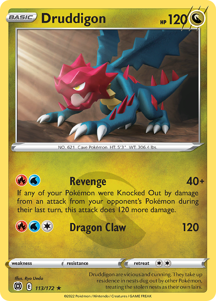 Druddigon — SWSH09: Brilliant Stars #113/172